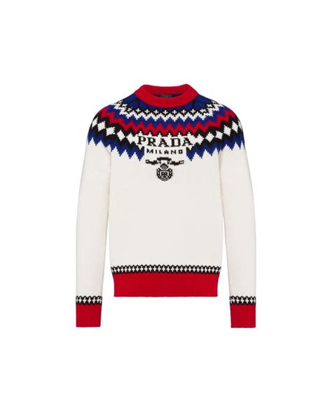 prada ski jumper|Prada cashmere sweater.